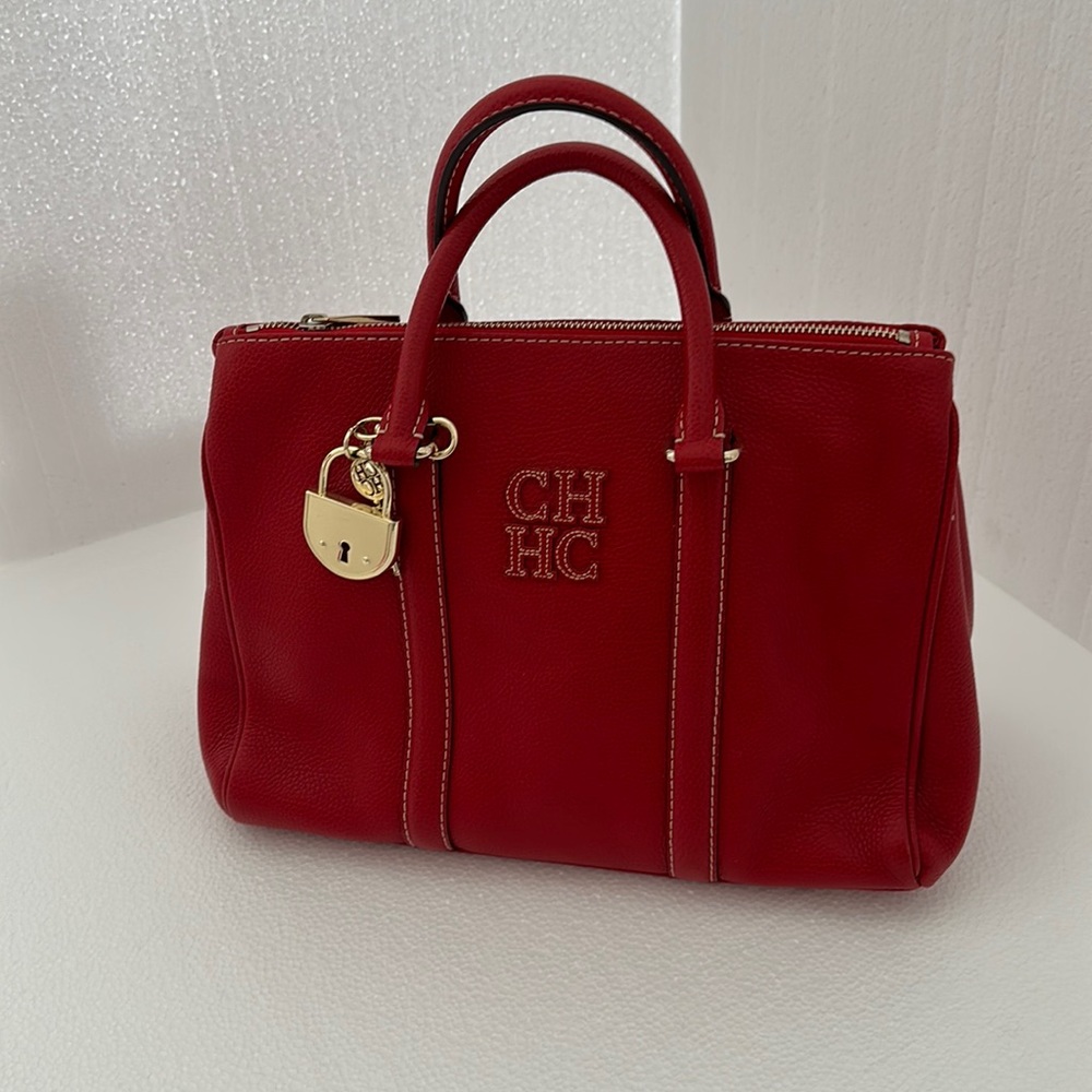 Carolina Herrera medium handbag, satchel and carry on
